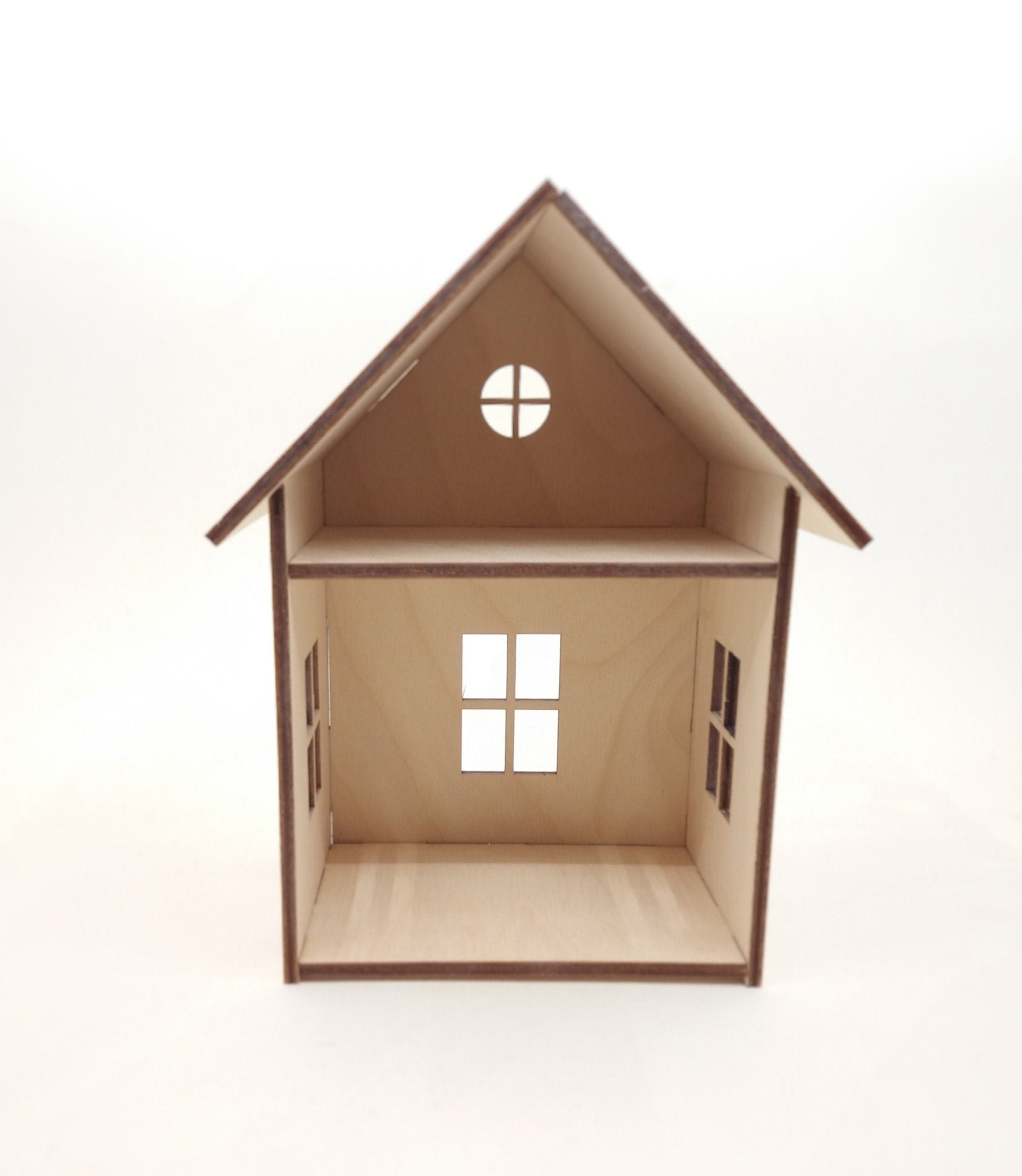 JTWEEN DIY Miniature House Kit,Tiny House kit with Furniture