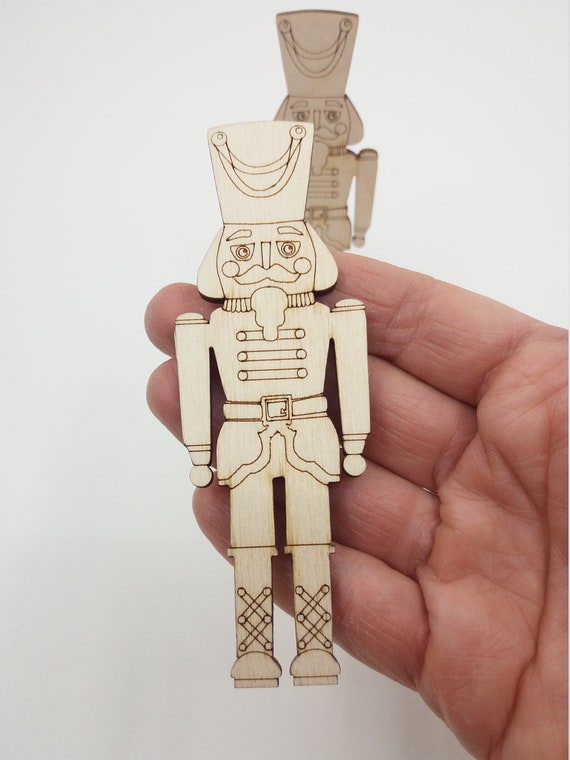 Nutcracker Wooden Nutcracker Ornament Toy Soldier Ornament - Etsy 日本