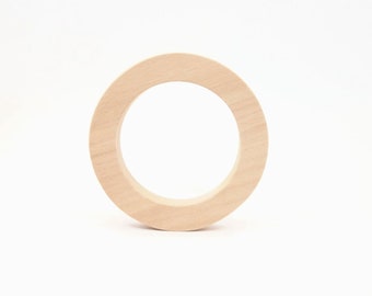 Cerchio in legno da 10 cm, anelli per lavori artigianali, cartello rotondo in legno, forma circolare in legno, cerchio in legno non rifinito, forma ad anello in legno per lavori artigianali, forma in legno per lavori artigianali