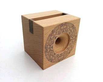 Wood Phone Holder,  Employee Gift, Corporate Gift Idea, Promotional Gift, Office Gift for Colleague Boss Co Worker, Gift for Your Best Boss