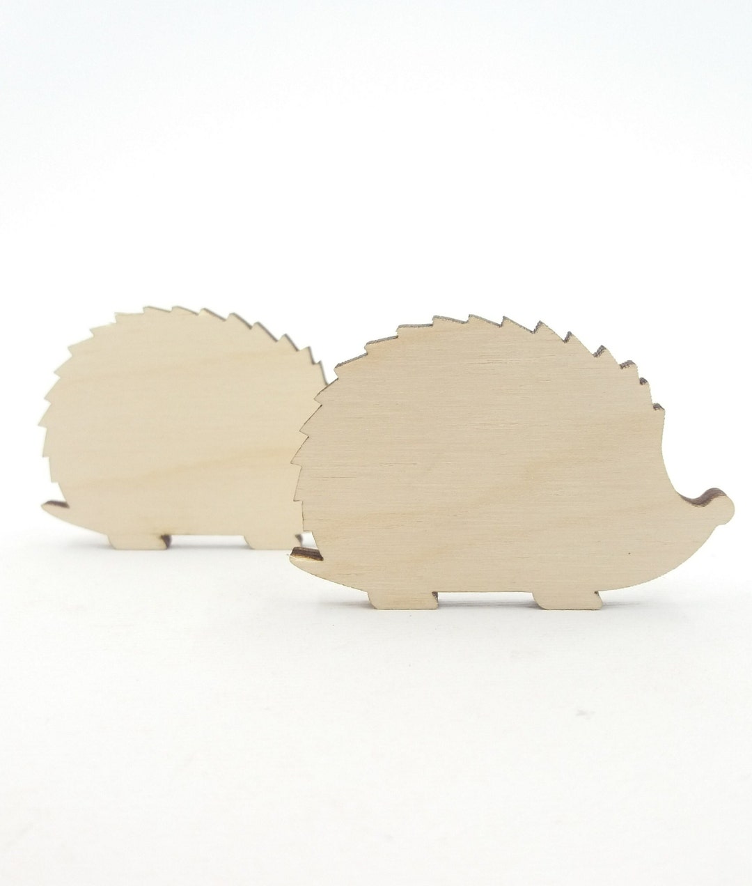 10 Wood Hedgehog, Wood Animal Shapes Wildlife, Animal Cutouts, Hedgehog