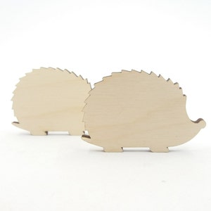 10 Riccio di legno, Forme di animali in legno Fauna selvatica, Ritagli di animali, Artigianato per bambini con ricci, Ritagli di forme di animali in legno, Spazi vuoti tagliati al laser