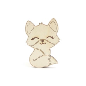 Fox - Laser Cut Out Unfinished Wood Craft Shape FOX13 Fox - Laser Cut Out Unfinished Wood Craft Shape FOX13