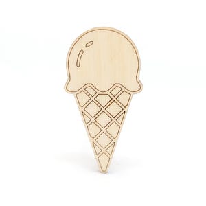 Ice cream, Wood Ice Cream Cone Silhouette, Ice cream Tiered Tray Decor, Wood Summer Crafting, Ice Cream Party Theme Decor, Summer Signs