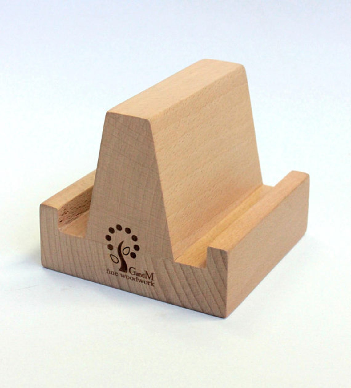 Business Card Holder Cell Phone Holder Card Stand Wood Etsy Canada