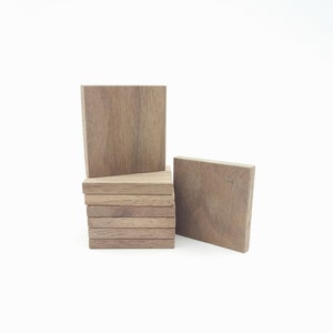 10 houten vierkanten 1,5 inch, houten vierkanten knutselbenodigdheden, houten tegels speelstukken, houten basis vierkante vormstukken, onafgewerkt om te schilderen