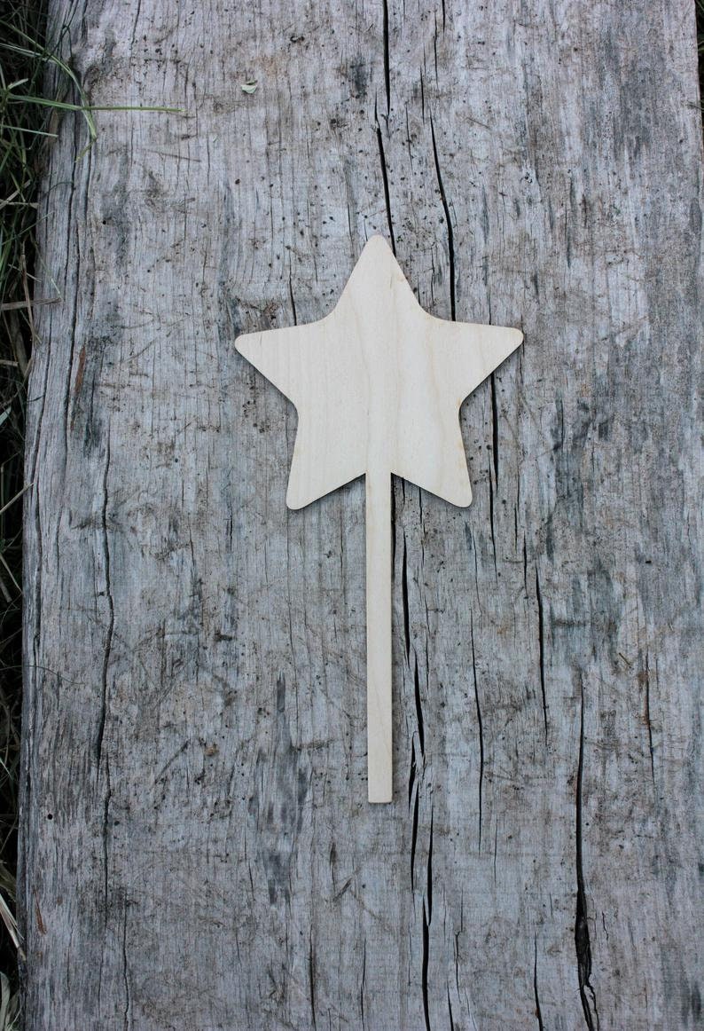 Laser cut flower shape, wooden flower plywood flowers, wood flower shape, unfinished wood cutout shapes, decorative flower laser cut wo Star