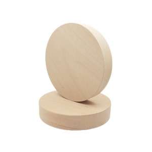 Circle Wood Cutout 6&#39;&#39;, Unfinished Wood, Craft Wood Circle, Circles for DIY Projects and Crafting, Round Cutout, Wooden Round Cut Out