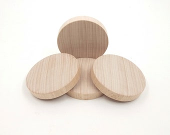 100 Pezzi Dischi Rotondi in Legno,Dischi Legno Cerchi Legno,Dischi