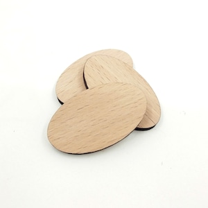 10 formas ovaladas de madera sin terminar, formas ovaladas para manualidades, formas ovaladas de madera para manualidades, formas redondas de madera en blanco ovaladas, formas ovaladas de madera para letreros circulares