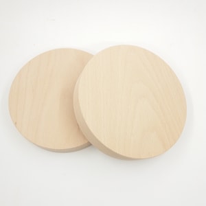 Holzkreis Ausschnitt 14 cm Durchmesser, unfertiger Holzkreis für Bastelbedarf, runde Handwerks-Holzscheibe, DIY-Kreishandwerk, Holzhandwerksformen