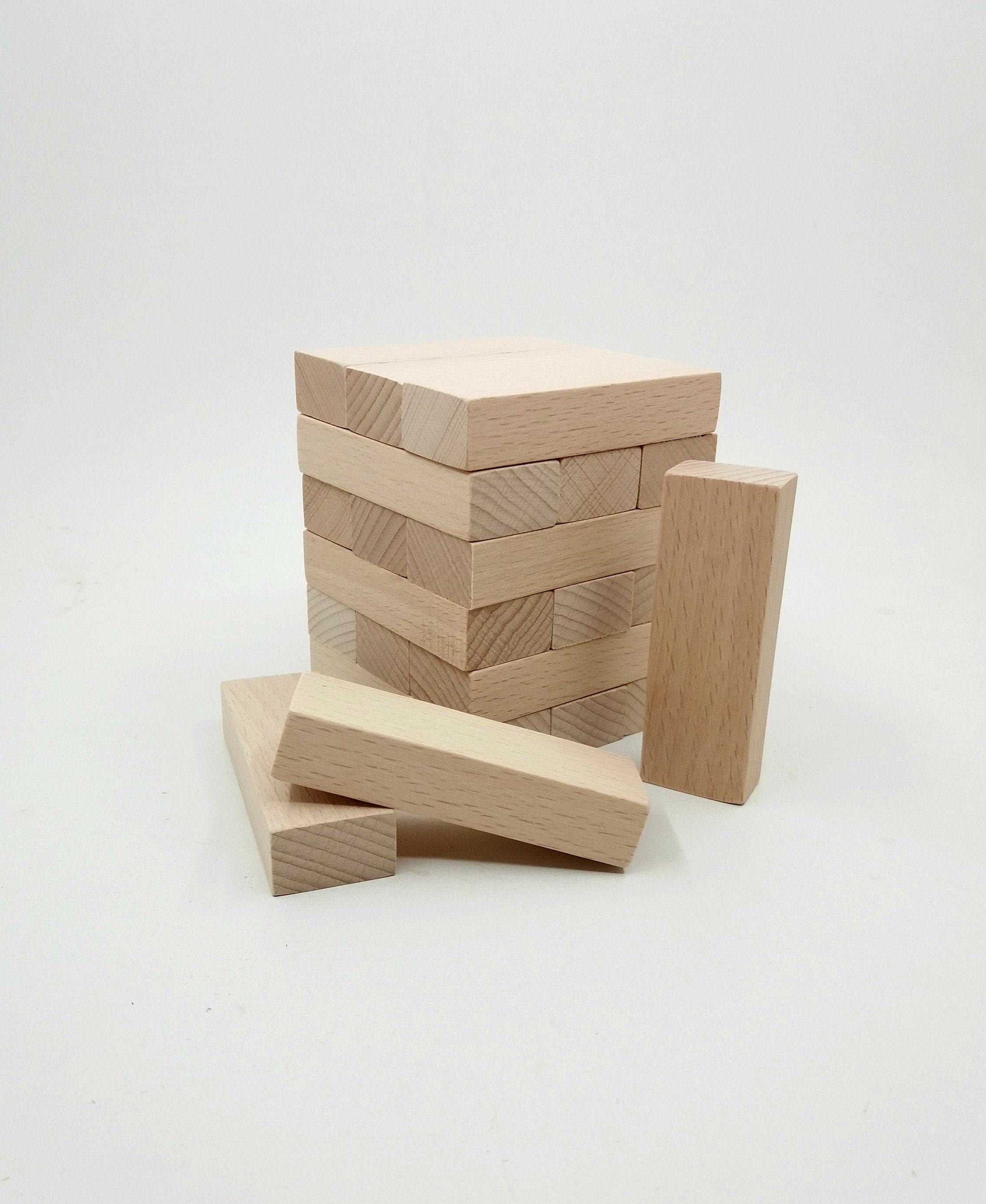 Uxcell 50 Bloques De Madera Para Manualidades, Cubo De Madera Sin Terminar De 13/16 Pulgadas, Bloque Cuadrado De Madera De Pino Para Proyectos De Manualidades, Color Rojo