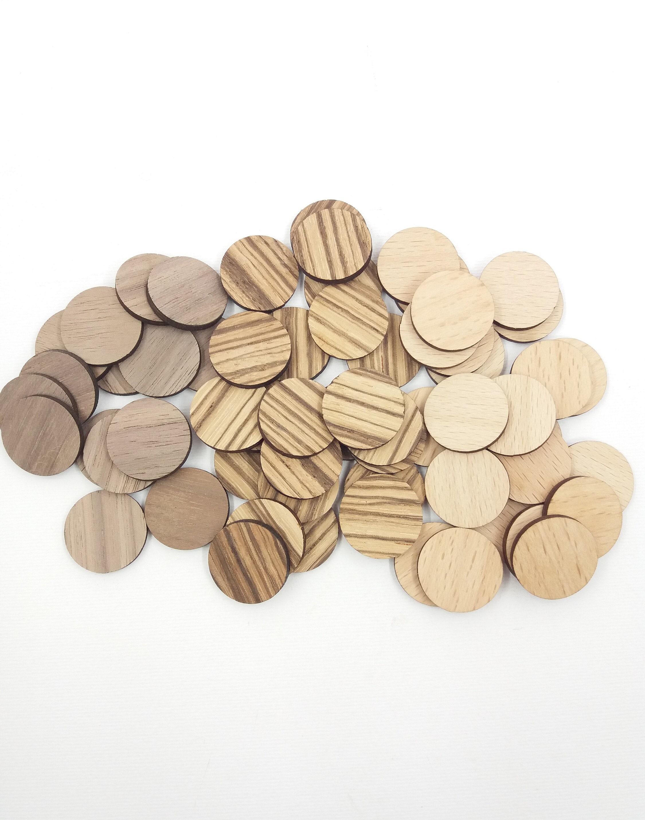 20 Pcs 12 inch Unfinished Wood Circles, Thickness 2.6 mm, Wooden Rounds for Crafts, Wood Discs for DIY Painting Decorations, Weddings and Parties,by