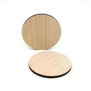 Wood Circle Blanks 4 inch, Wooden Unfinished Blank Circles, Craft Wood Circle, Unpainted Wood Craft Shape, Wood Rounds, Wooden Craft Circles