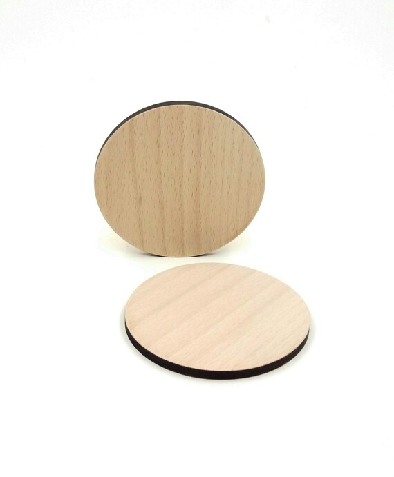 Wood Coasters, Unfinished Wood Blanks