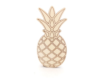 10 Pineapple, Wood Cutout Pineapple, DIY Pineapple Craft Blanks, Summer Craft, Tropical Decor, Summer Tiered Tray, Summer Party Decor