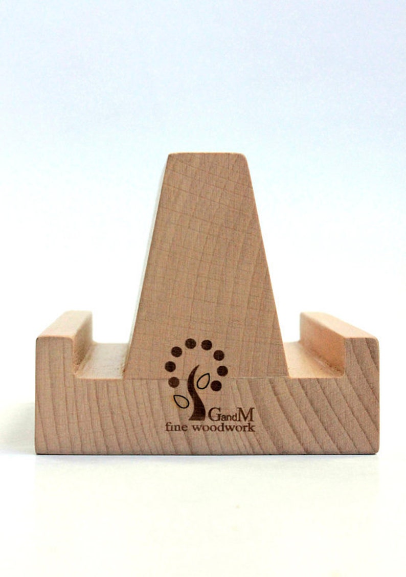 Business Card Holder Cell Phone Holder Card Stand Wood Etsy Canada