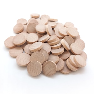 10 Craft Unfinished Wood Circles, Wooden Blank Circle, Wood Round Circle Shape, Craft Circle Wood Game Pieces for Craft, DIY Craft Blank