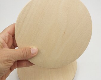 Lot De 16 Rondelles Simples En Bois Diamètre 15 Cm - Cercles Non Traités Pour Bricolage