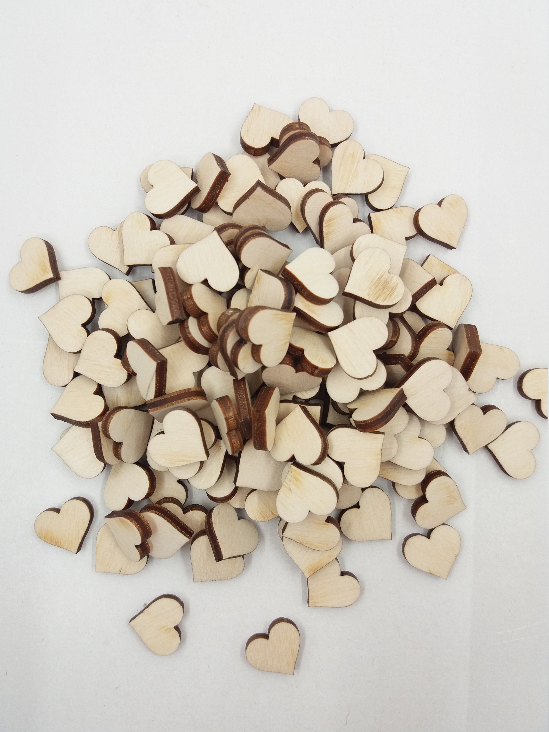 50 Wooden Hearts Laser Cut for Wedding Decor Bridal Shower - Etsy