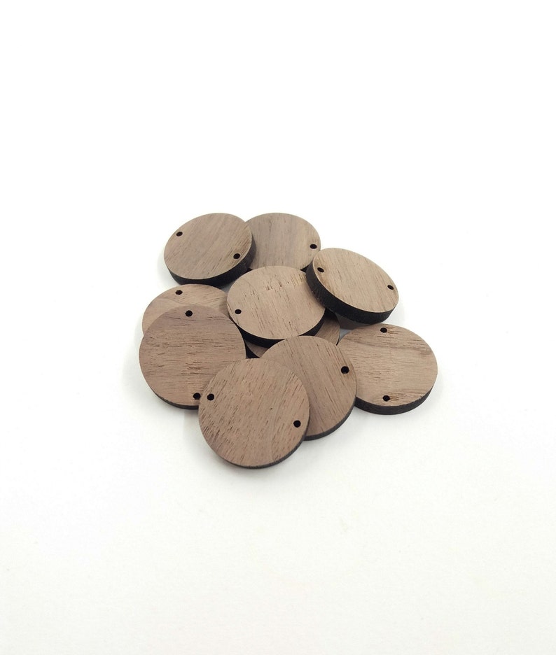 200 Pieces Unfinished Wood Slices Round Disc Circle Wooden Cutouts Ornaments For Craft (1.5 Inch