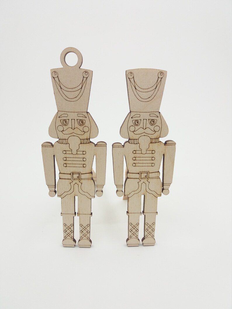 Nutcracker Wooden Nutcracker Ornament Toy Soldier Ornament Etsy