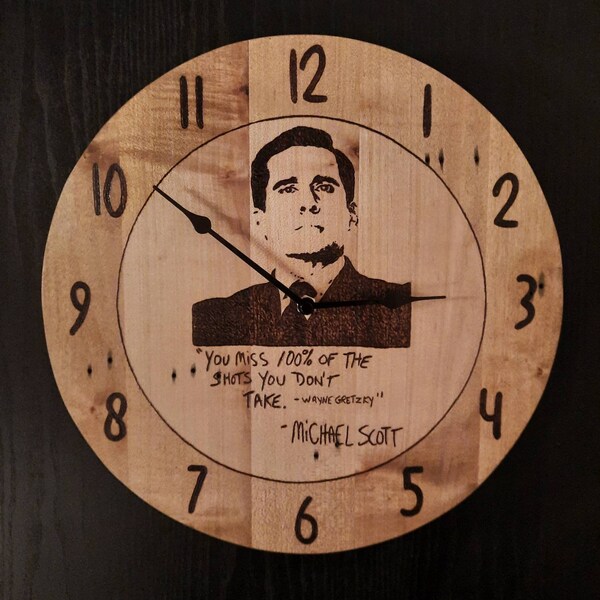 Handmade Wood Clock Etsy