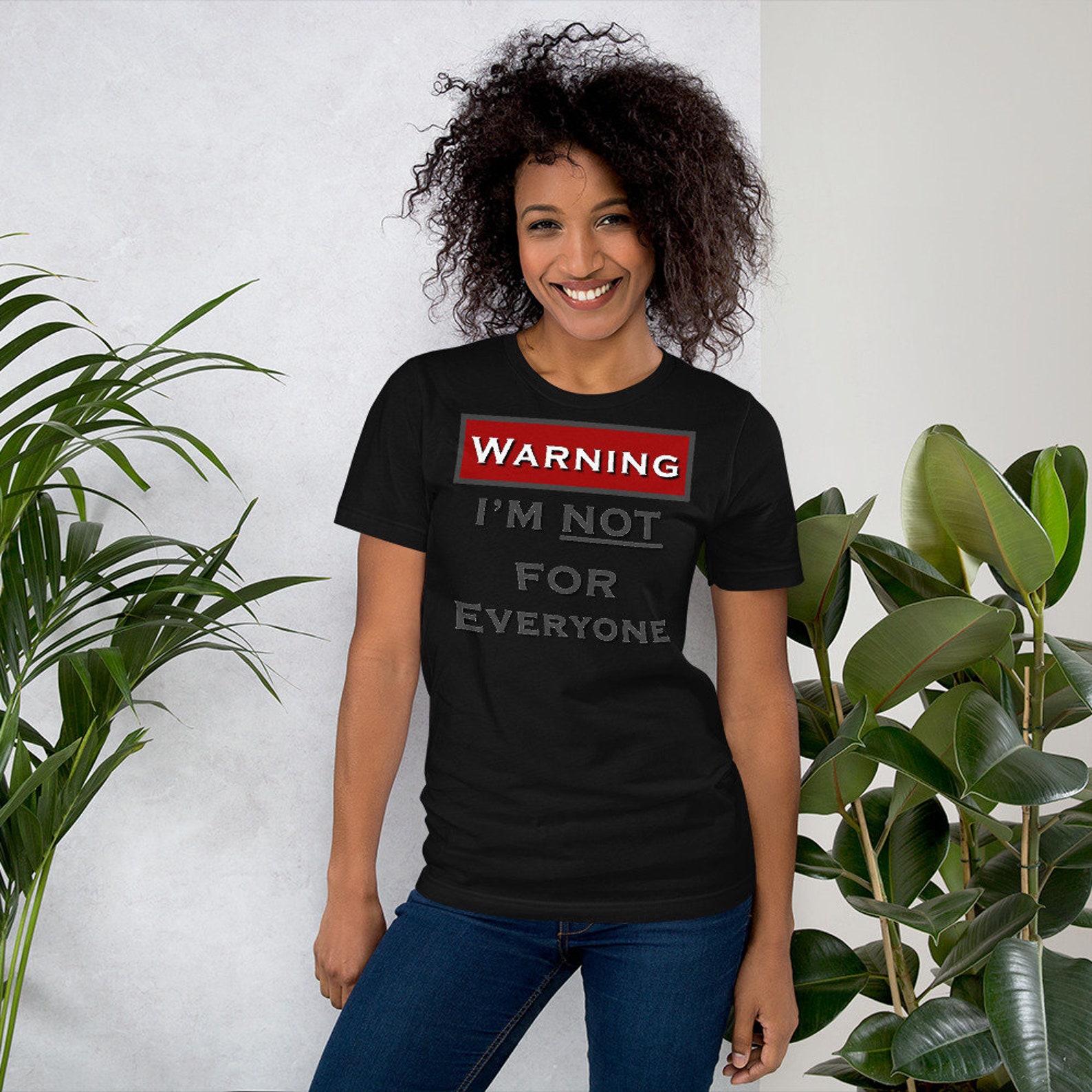 Warning I'm Not For Everyone T Shirt Sarcastic Antisocial | Etsy