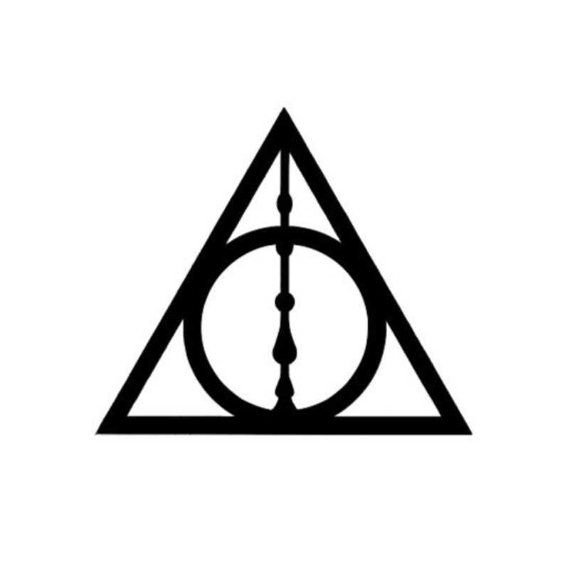 Deathly Hallows Vinyl Decal
