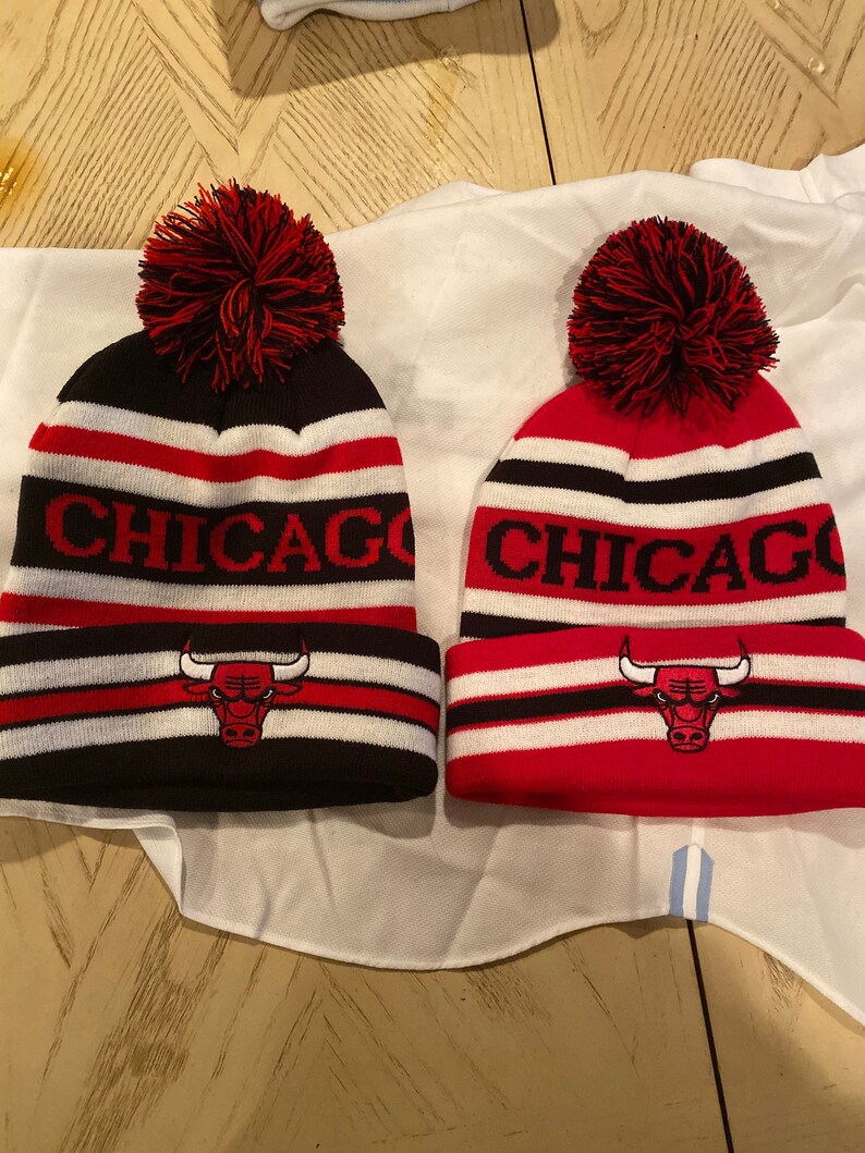 bulls winter hat