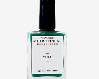 Set de regalo de esmaltes de uñas de lujo – 13 colores veganos / No tóxicos y acabado brillante / Metrolineas NYC Studio