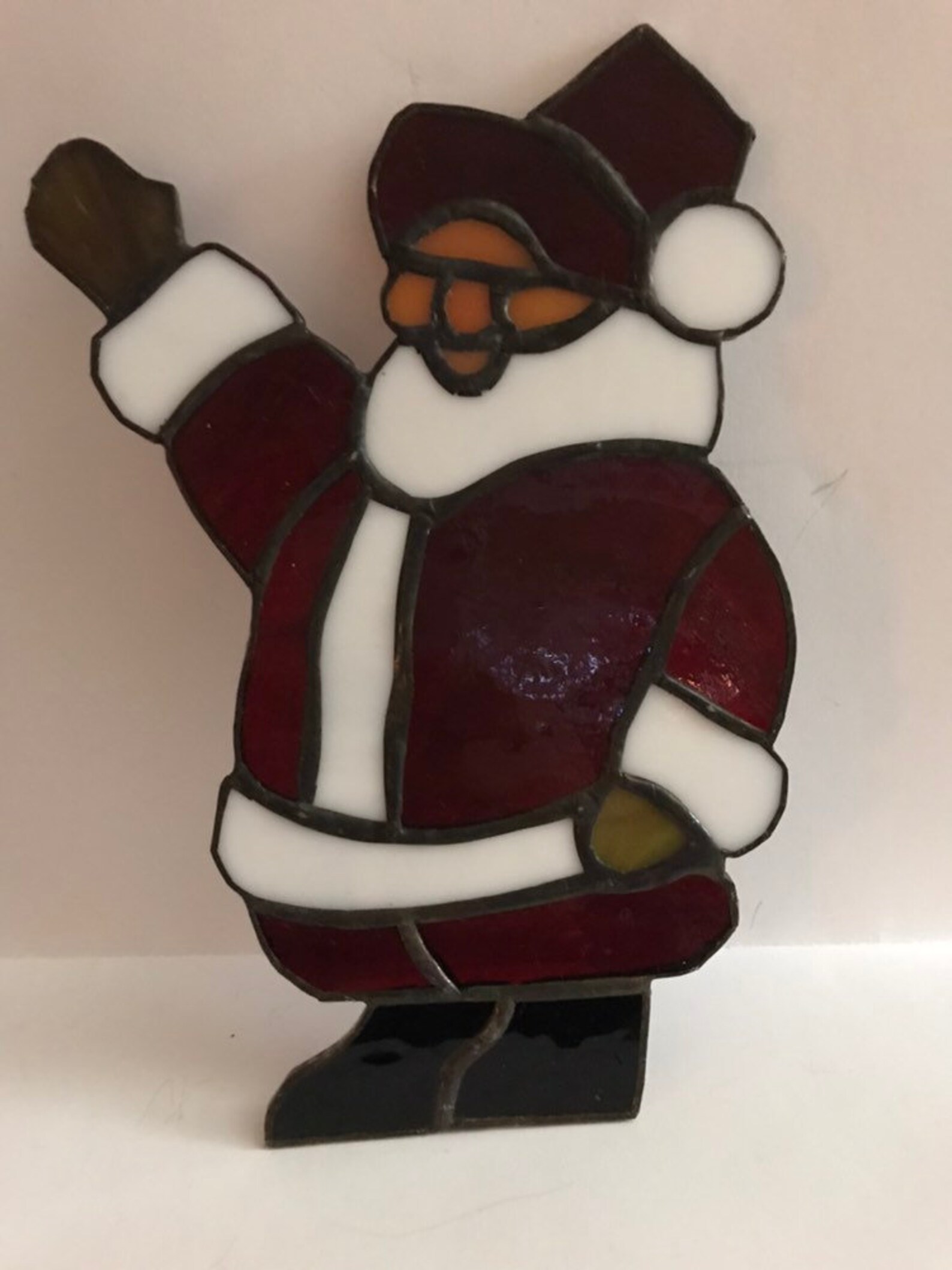 Stained Glass Father Christmas  Etsy UK
