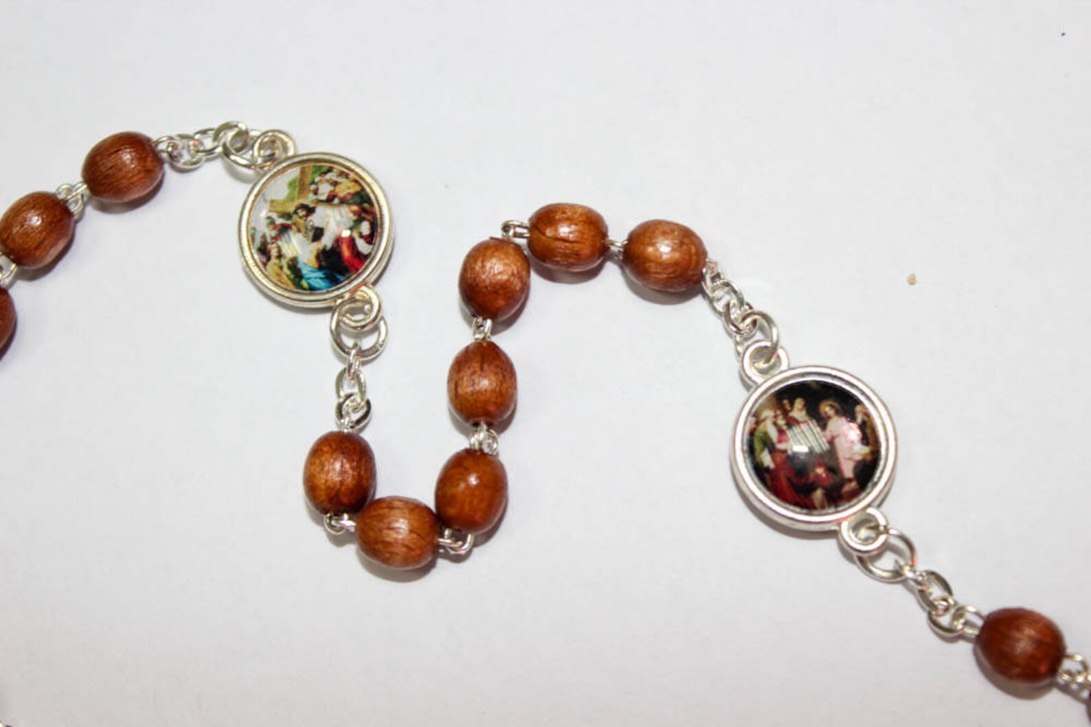 Chapelet servite NotreDame des sept douleurs Perles de bois Etsy France