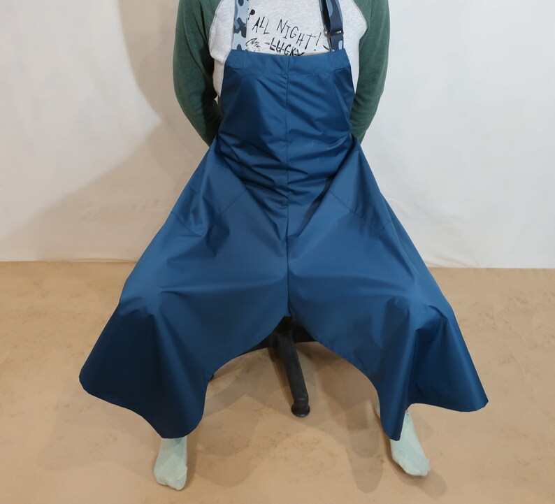 Custom pottery apron with pockets. Waterproof split leg apron Etsy