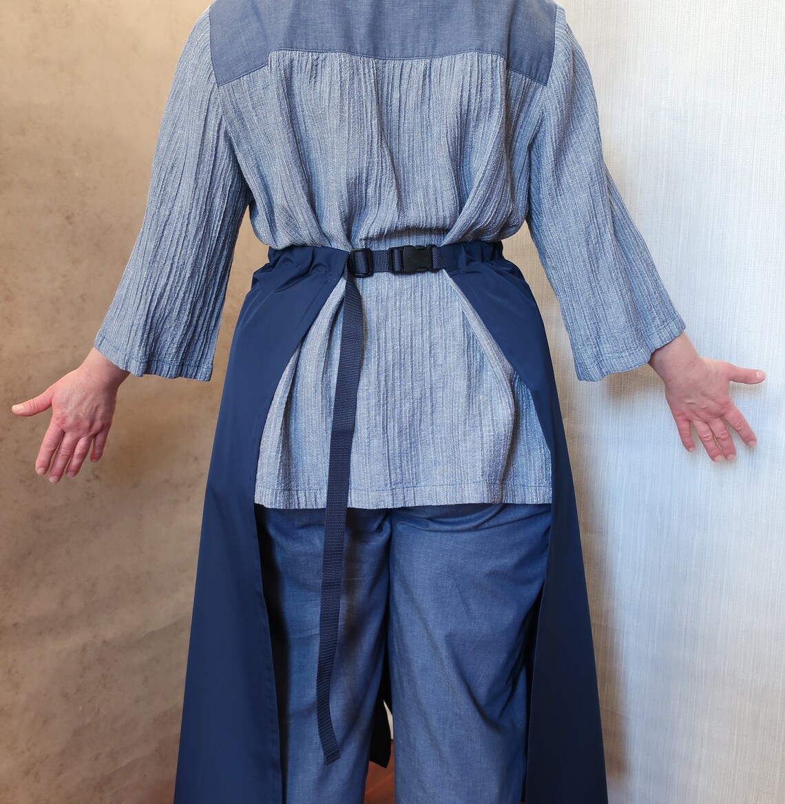 Waterproof pottery halfapron. Apron for wheel throwing. Etsy