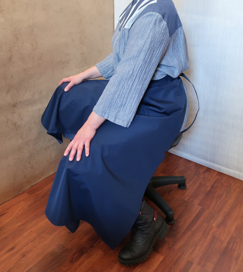 Waterproof pottery halfapron. Apron for wheel throwing. Etsy