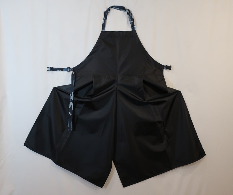 Large Size Tattoo Artist Apron. Long split leg Apron for Etsy