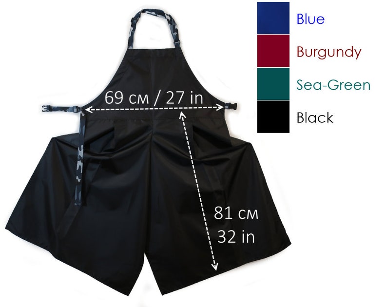 Pottery Apron potters, ceramicists, and artisans special long apron