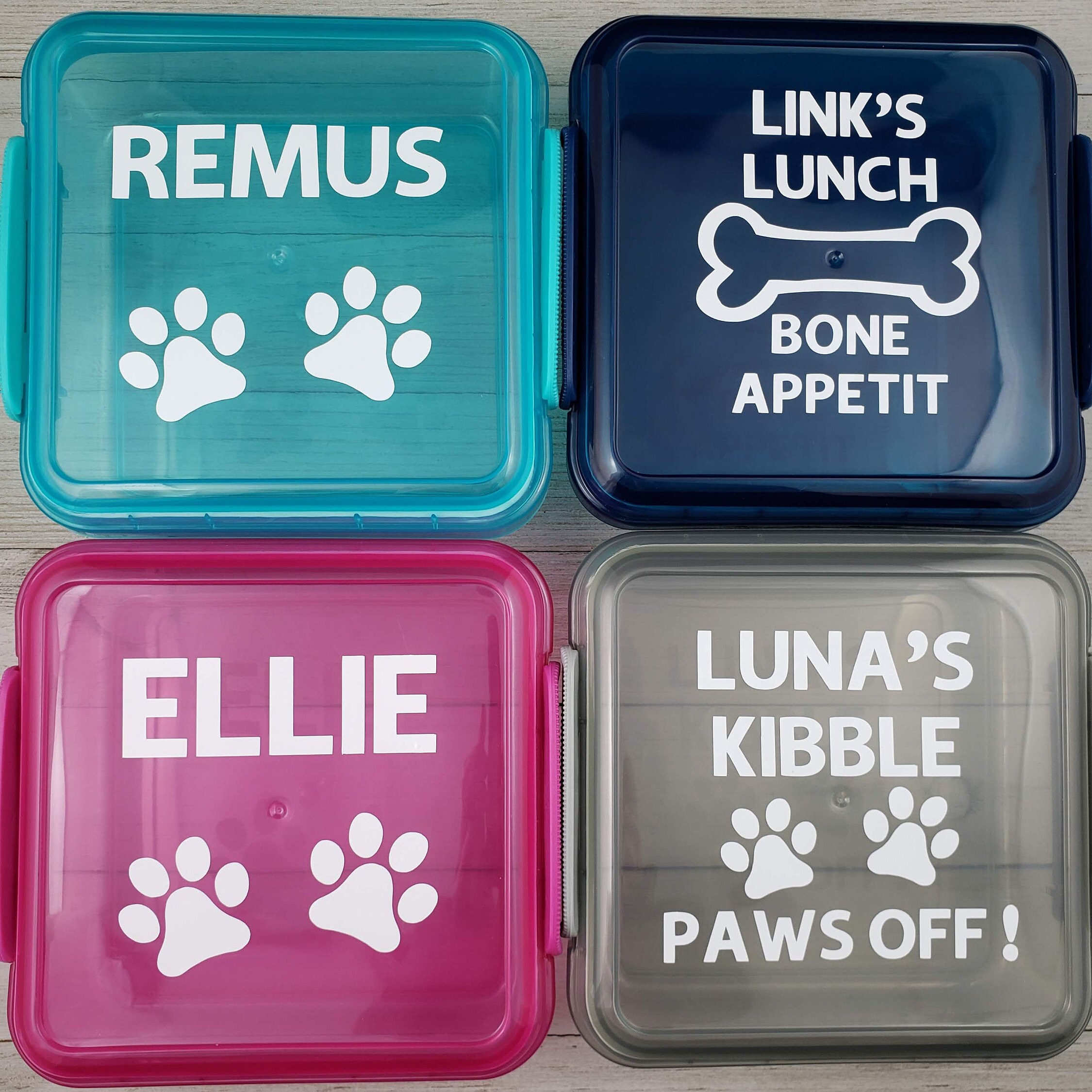 Custom Dog Lunch Box for doggie daycare Pupperware Dog food Etsy