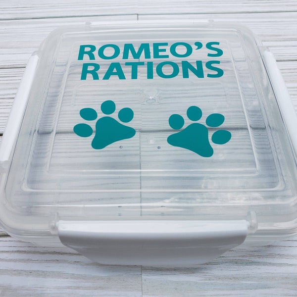Dog Food Container Etsy