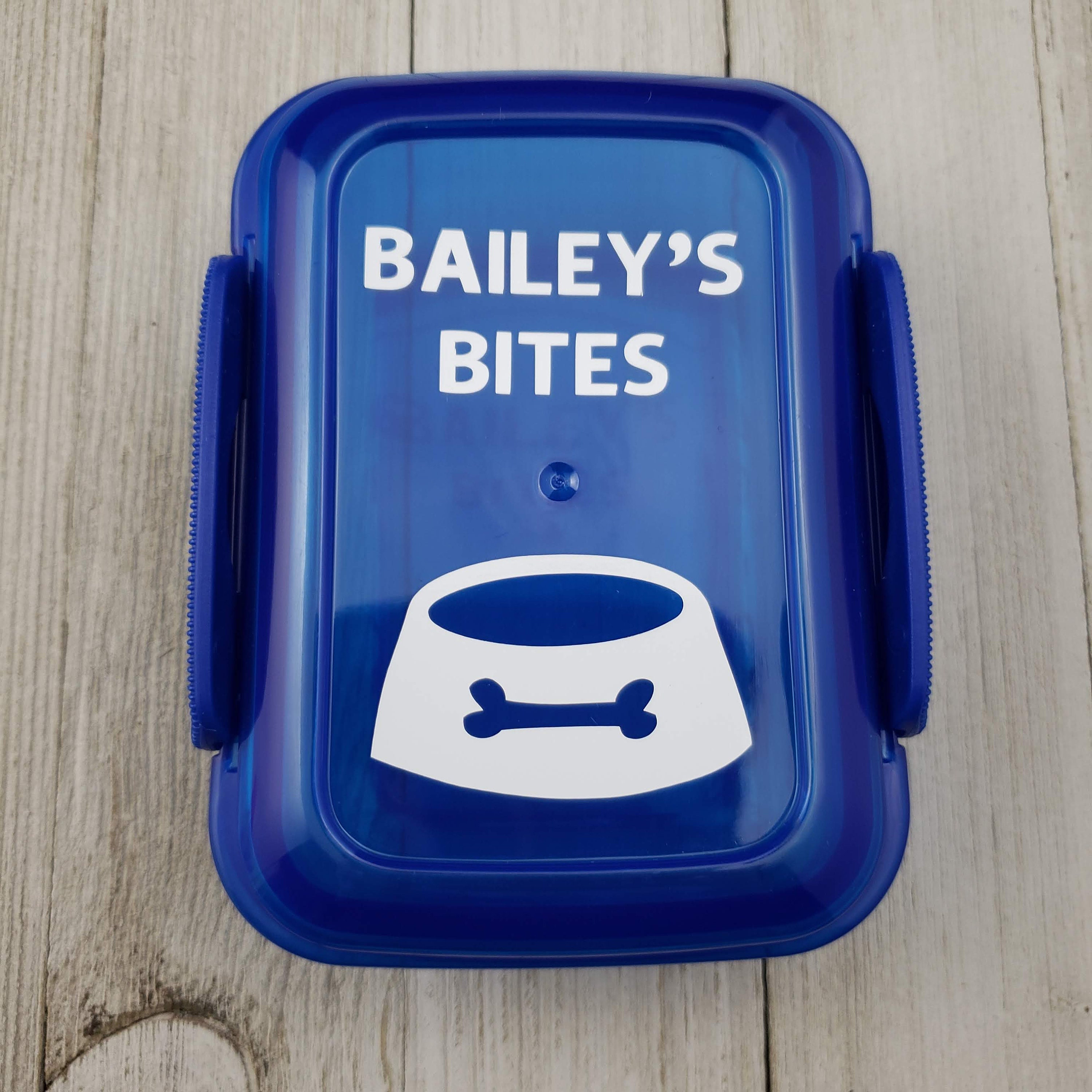 Reusable Dog Lunch Box or snack container for doggie daycare | Etsy