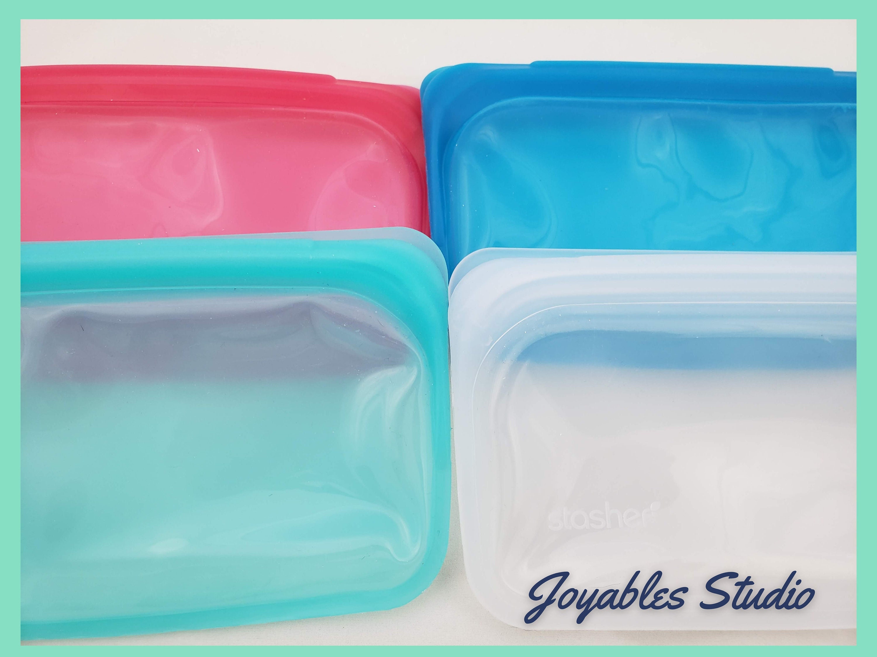 Gourmanity Cook Silicone Storage Bags with Zip Top 10 Bags