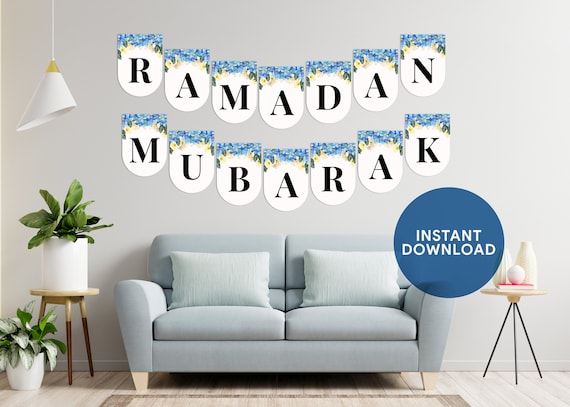 Ramadan Decorations Ramadan Bunting Ramadan DIY Decorations DIY