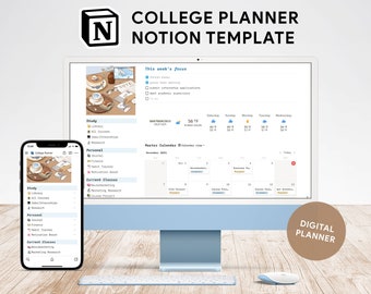 大学生向けデジタルプランナー、Notion プランナー、リサーチプランナー、コースデータベース、Notion テンプレート、学生向けプランナー、インターンシッププランナー