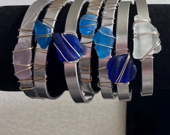Pulseras de cristal marino