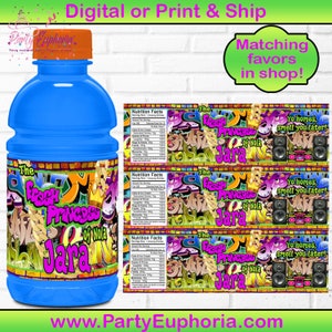 The Fresh Princess | Hip Hop Party | 90's Party | I love the 90's | Graffiti Party | Gift Bags | Sports Drink Labels | Fresh Princess Favors