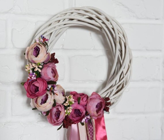 Wedding Wreathfron Door Decoration Home Decor Front Door Etsy