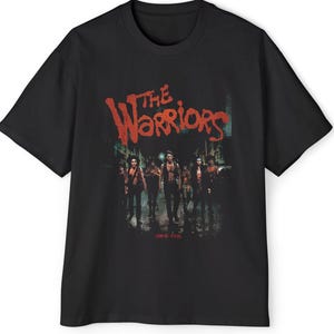 The Warriors Vintage Rare T-Shirt Retro 80s Tee Streetwear Unisex Movie Film 90&#39;s Washed Tee New York Classic Nostalgia