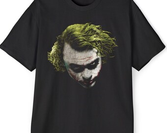 The Dark Knight Joker T-Shirt, Heath Ledger 2008 Vintage Graphic Tee