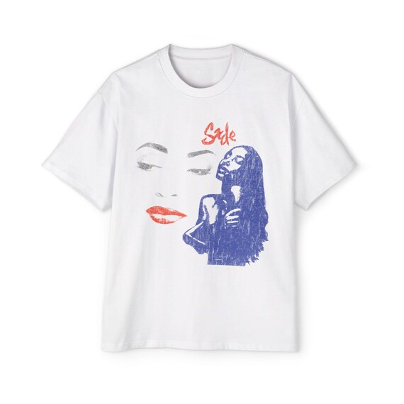 Vintage Sade T-shirt, Unisex Heavyweight Streetwear Tee - Etsy
